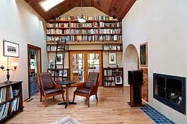 house with high a ceiling