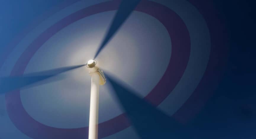 a white turbine